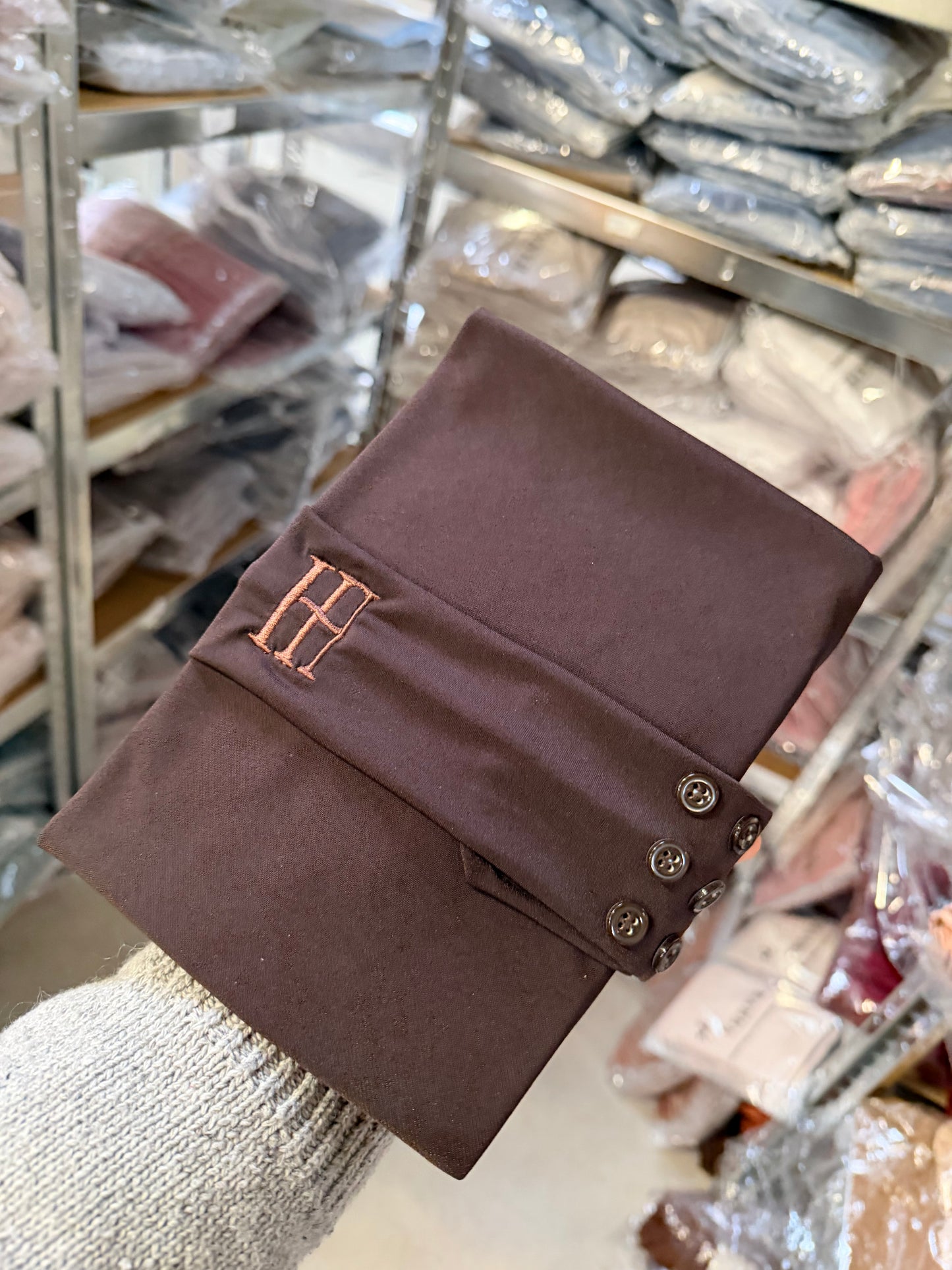 Cagoule Jersey Premium SIGNATURE – Chocolat