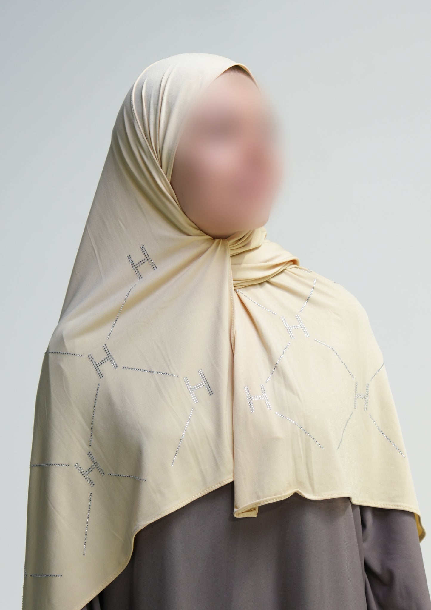 Jersey premium luxe - Signature H Jaune beurre