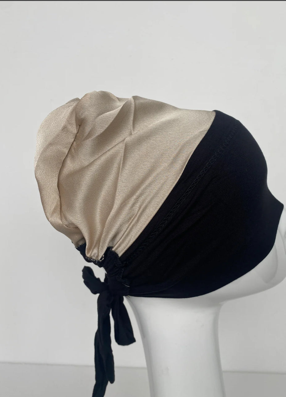 Bonnet à nouer Satin