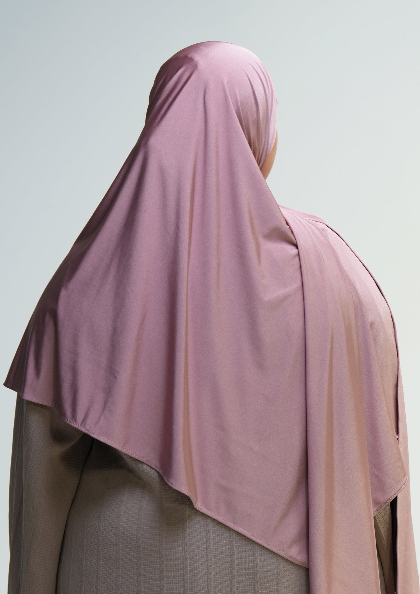 Jersey prenium satin - Rose marron
