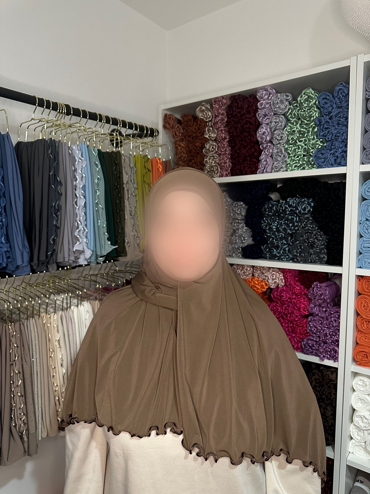 Jersey prenium luxe frisé - Pécan