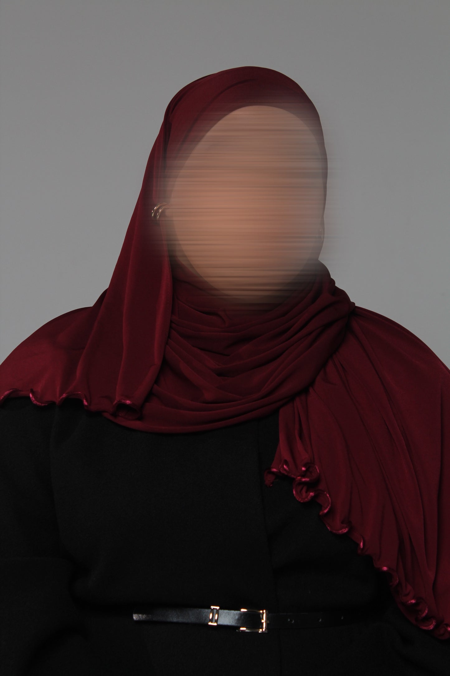 Jersey prenium luxe frisée - Bordeaux