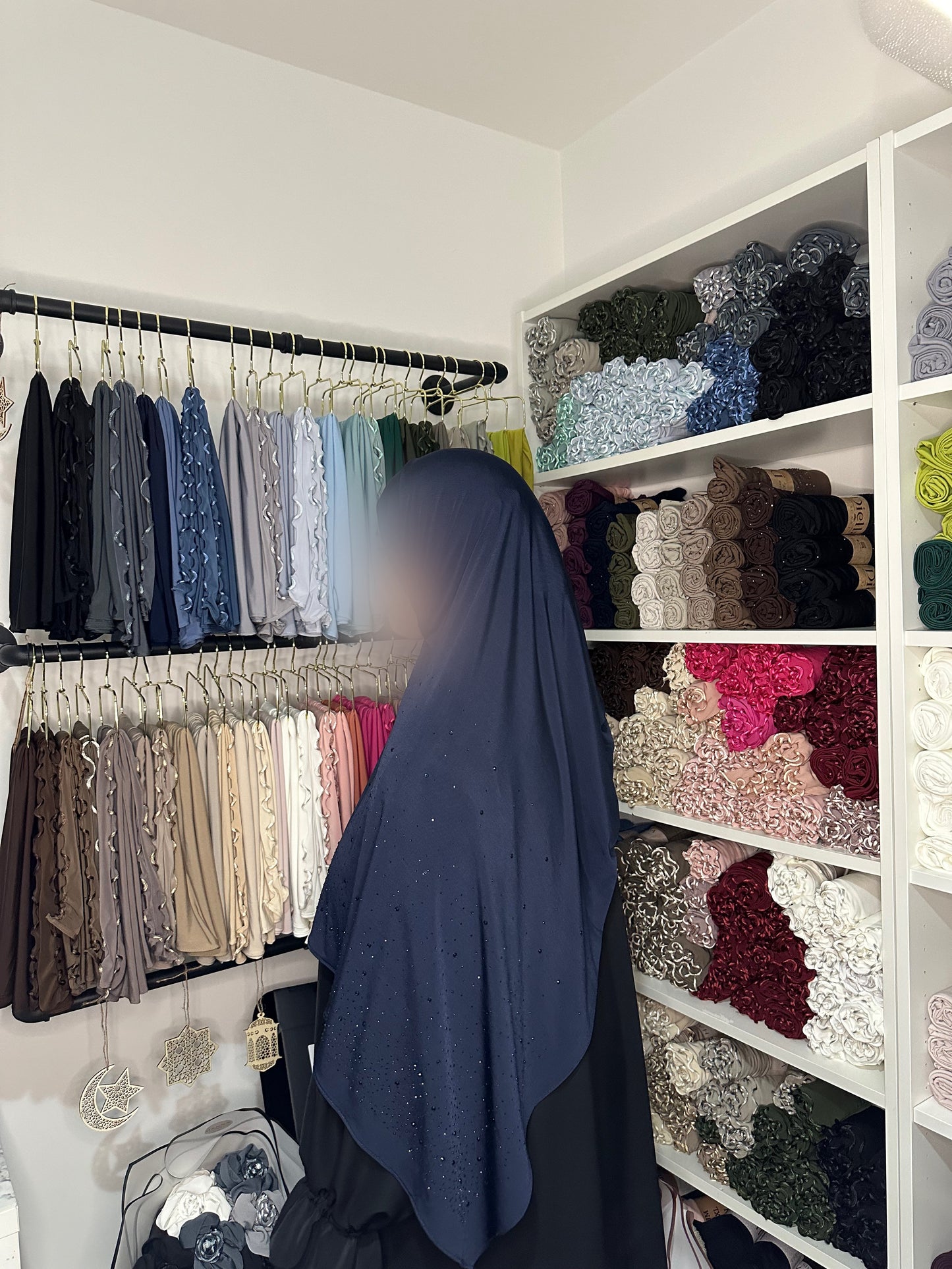 Jersey premium luxe Perle - Bleu marine