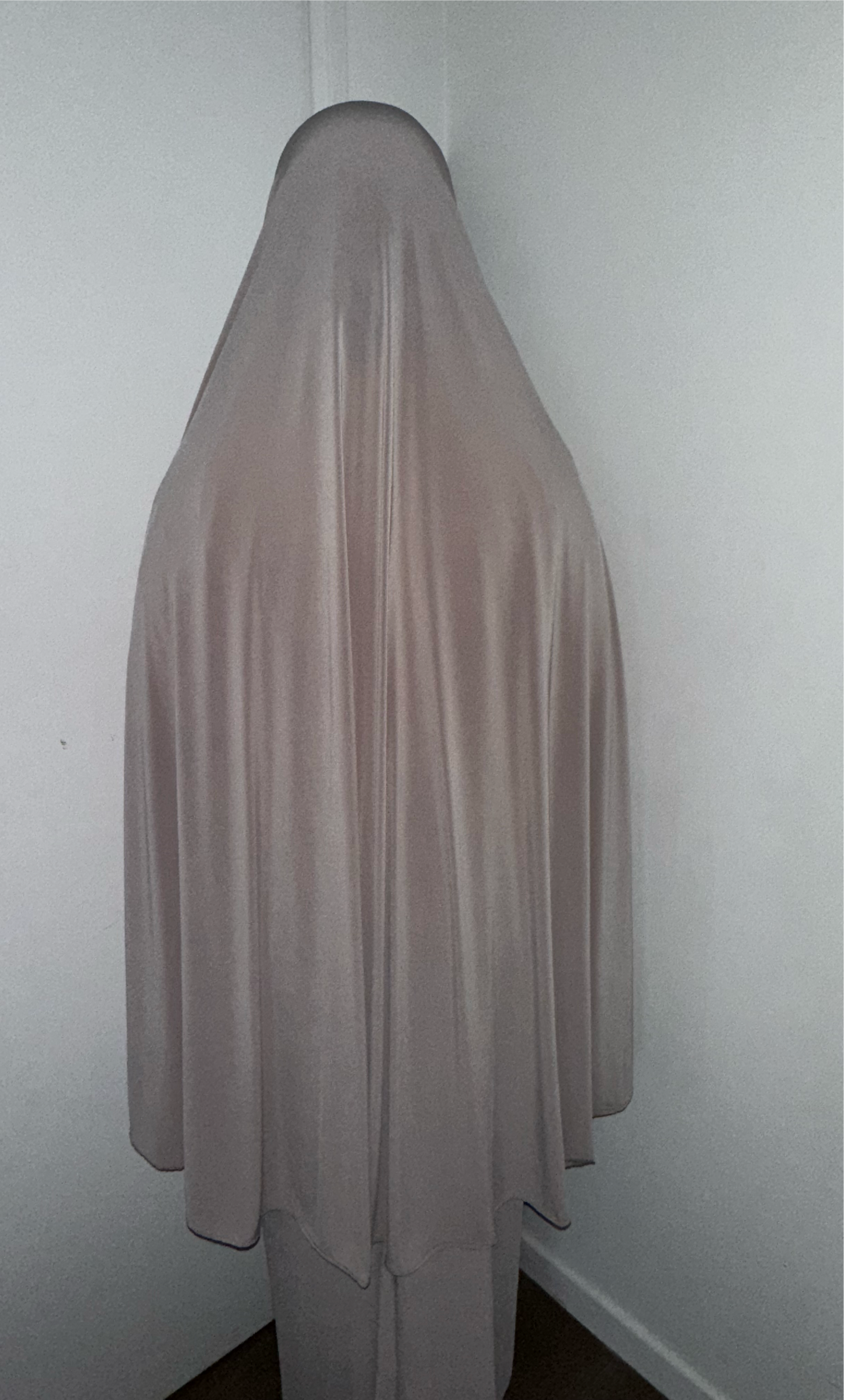 Robe de prière sans volant - Taupe
