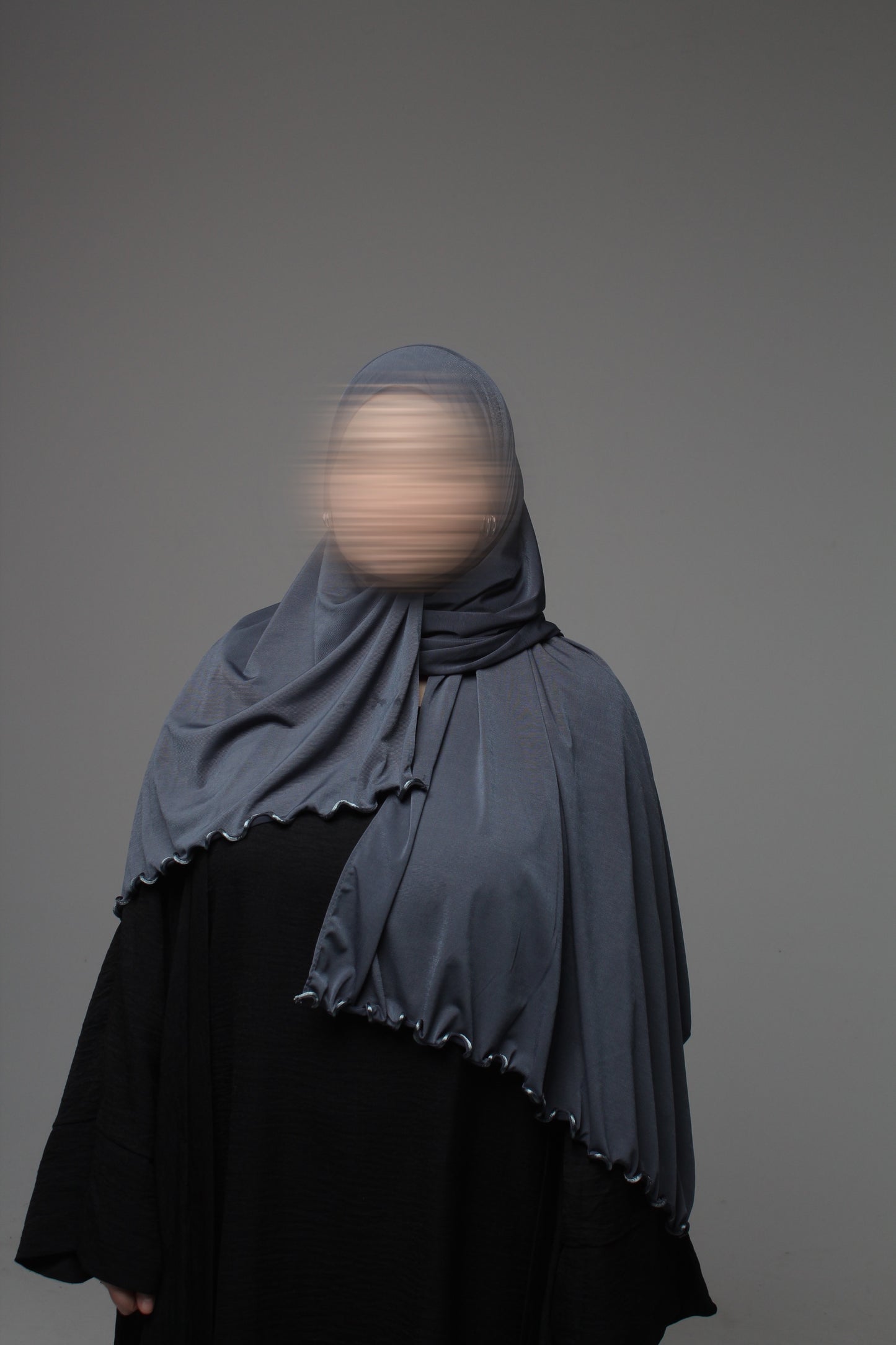 Jersey prenium luxe frisée - Gris anthracite