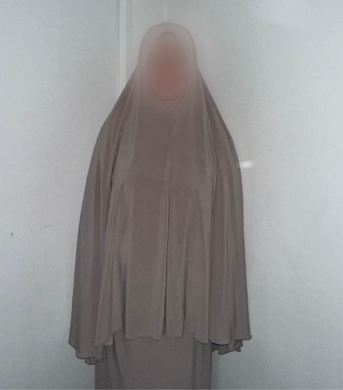 Robe de prière sans volant - Taupe