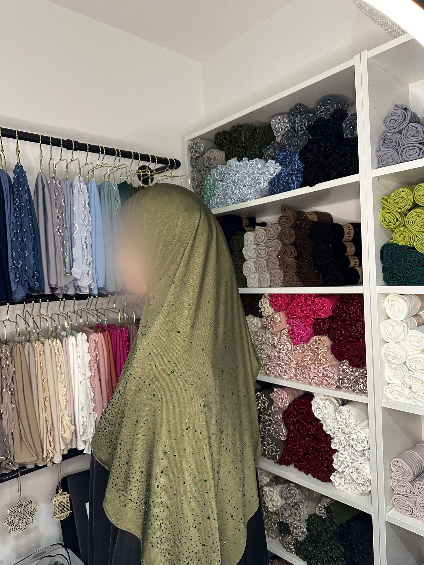 Jersey premium luxe Perle - Kaki