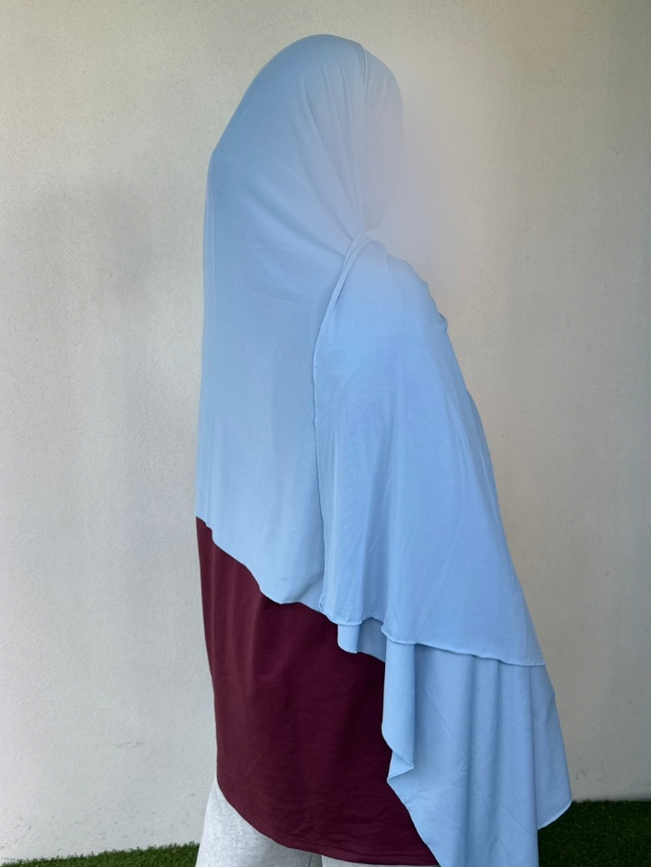 Jersey premium luxe à nouer ~ Skyblue