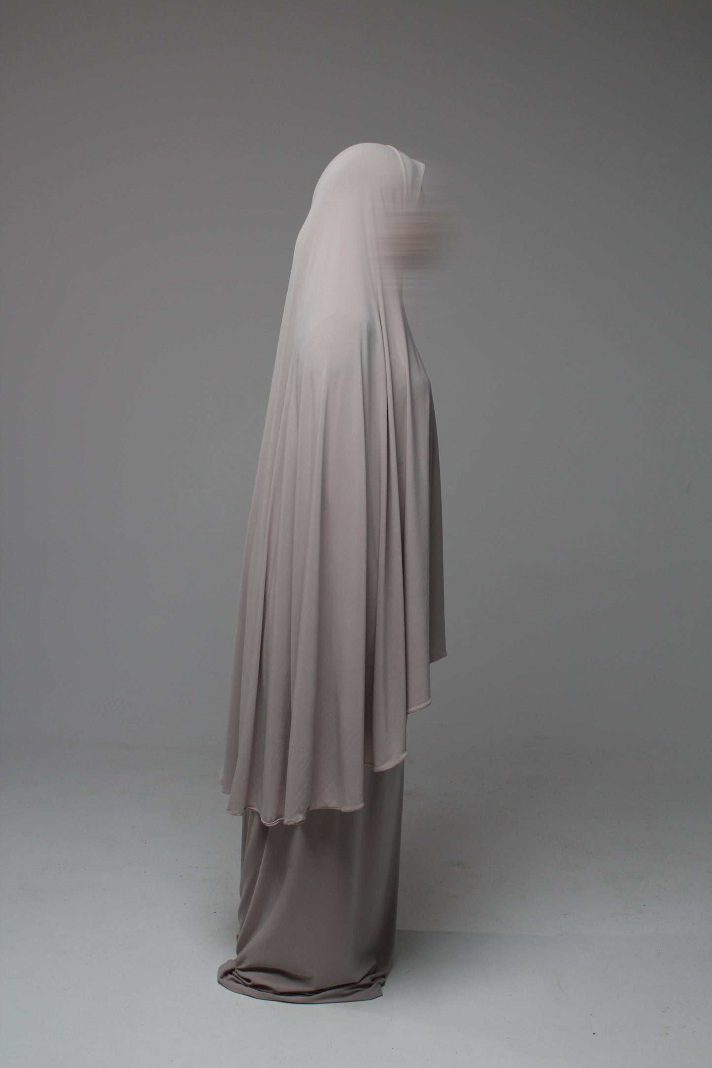 Robe de prière sans volant - Taupe