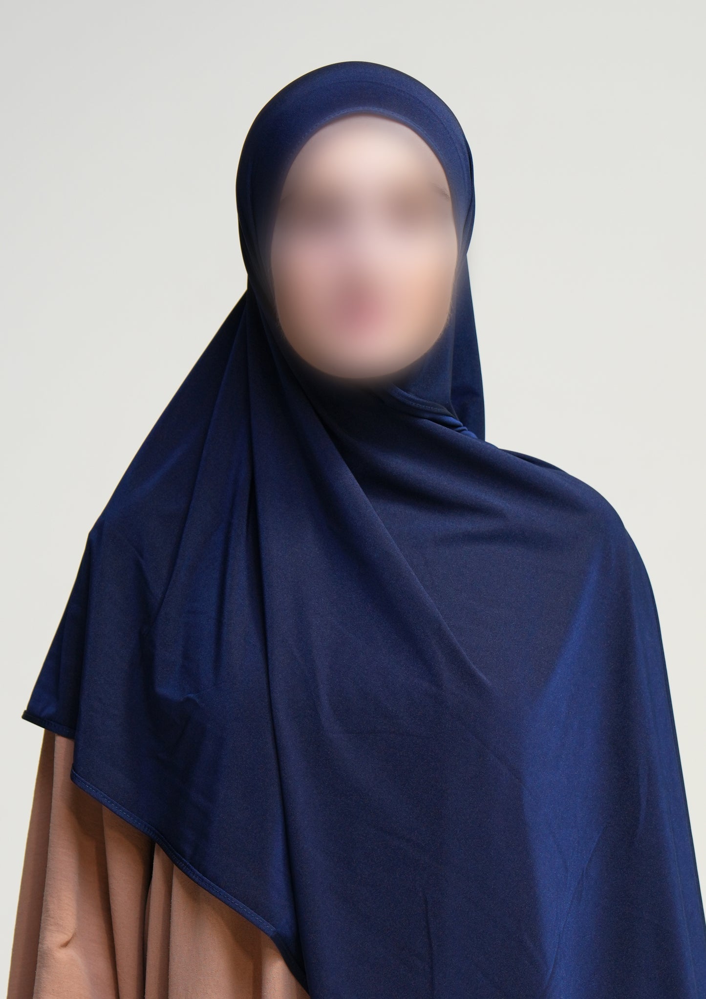 Jersey prenium satin - Bleu marine