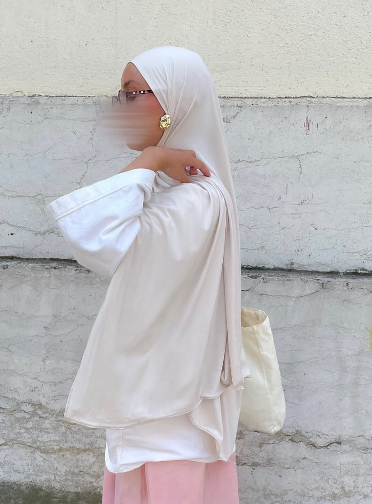 Jersey premium Luxe ~ Blanc cassé