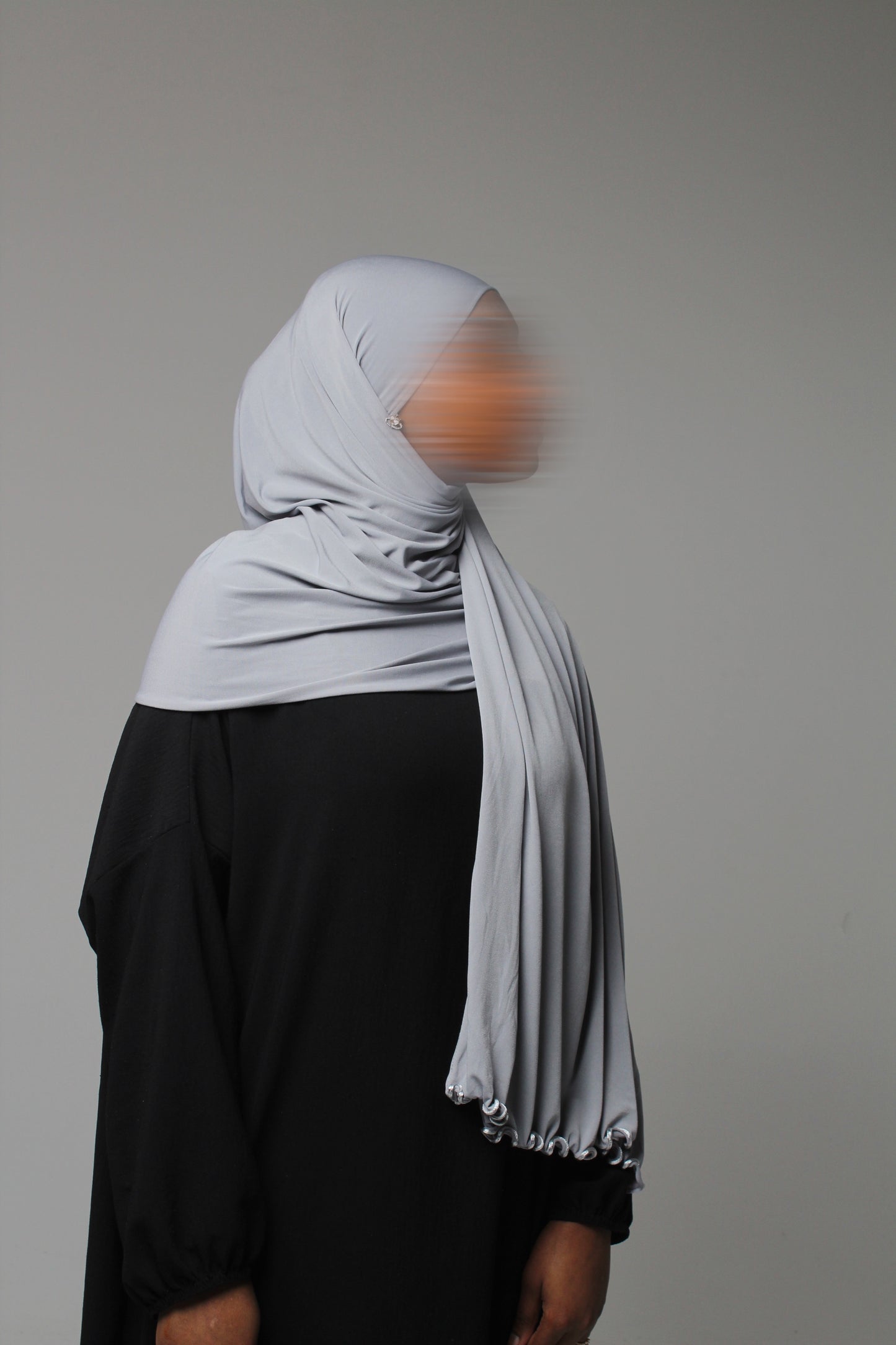 Jersey prenium luxe frisée - Gris clair