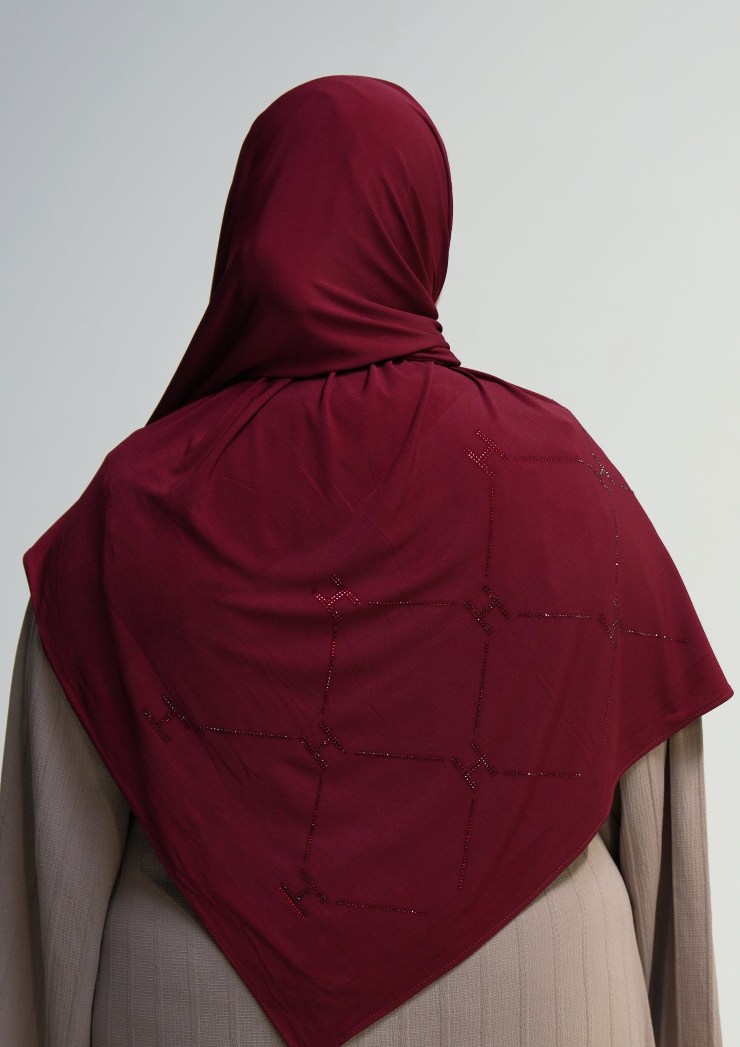 Jersey premium luxe - Signature H Bordeaux