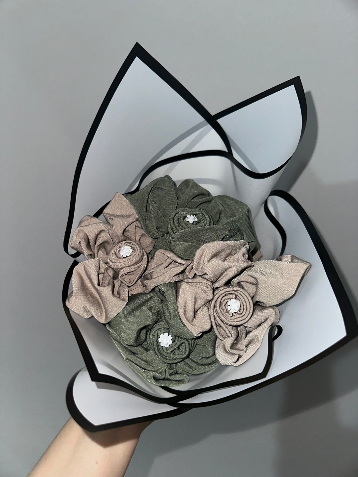 Bouquet de Deux Hijabs - Personnalisable