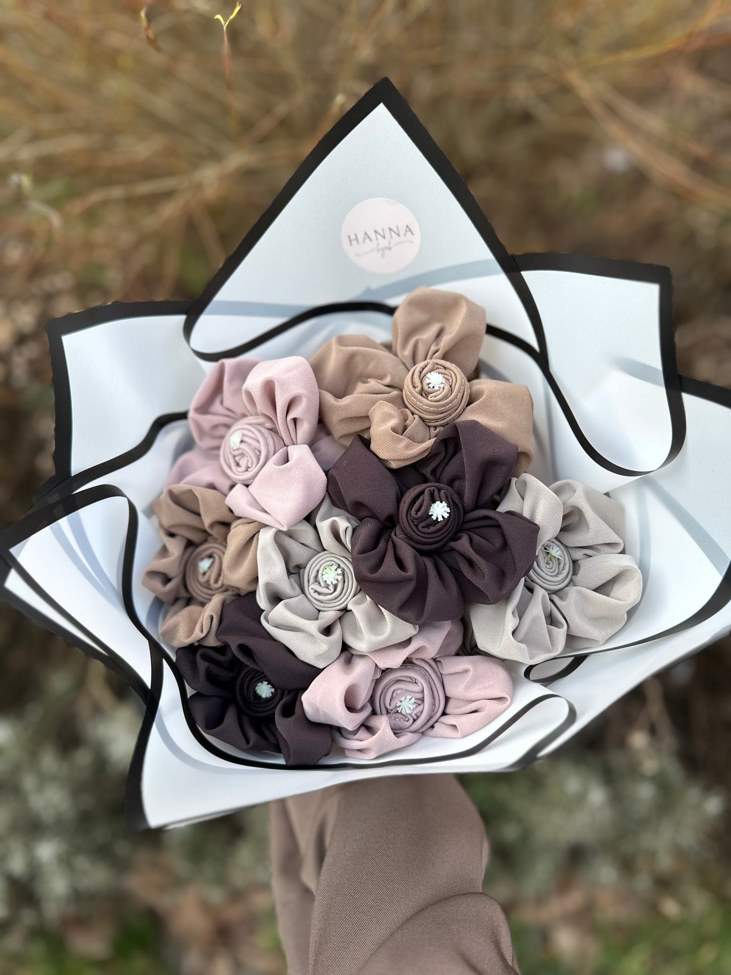 Bouquet de Quatre Hijabs - Mocha latte