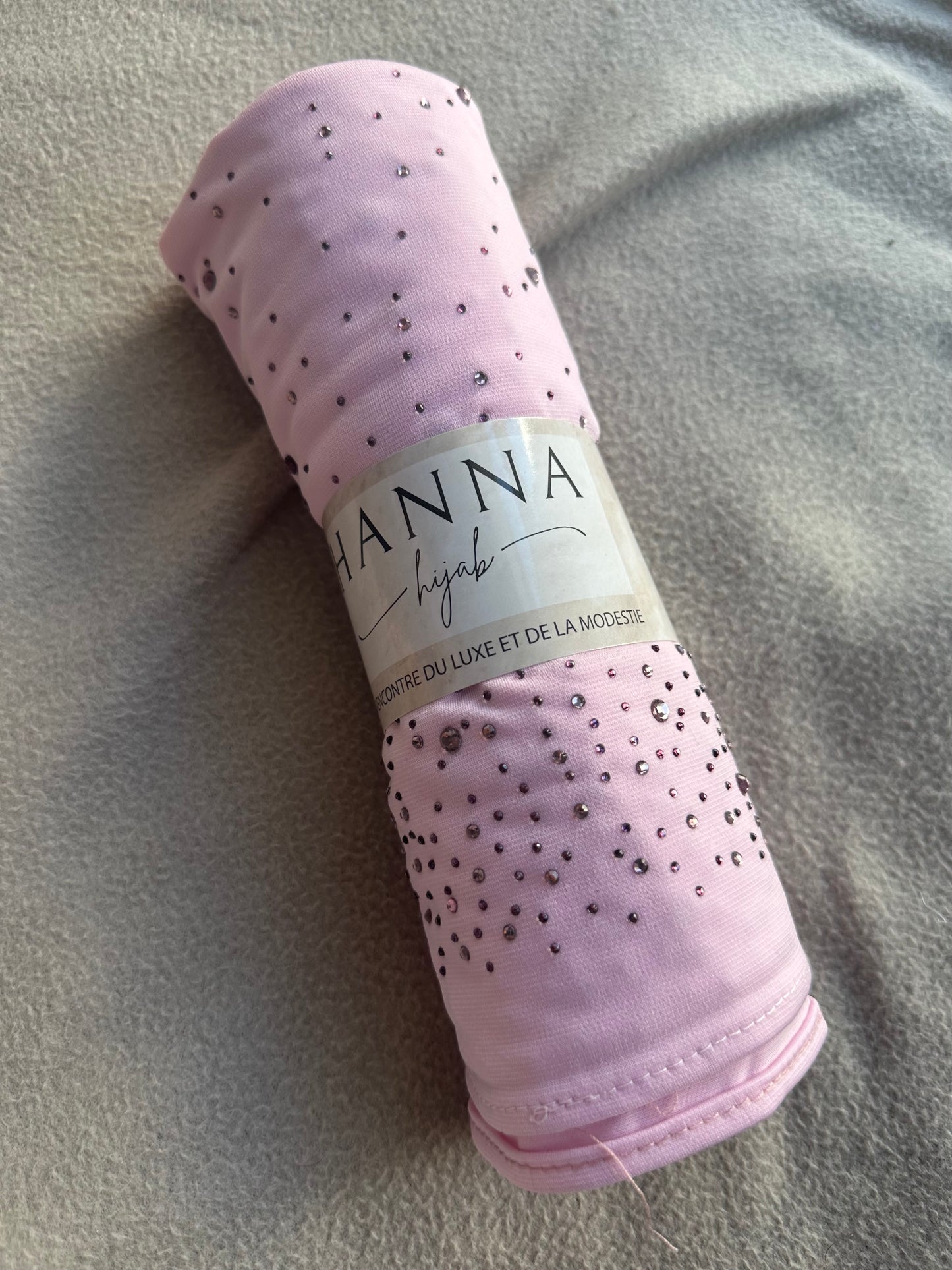 Jersey premium luxe Perle - Baby rose