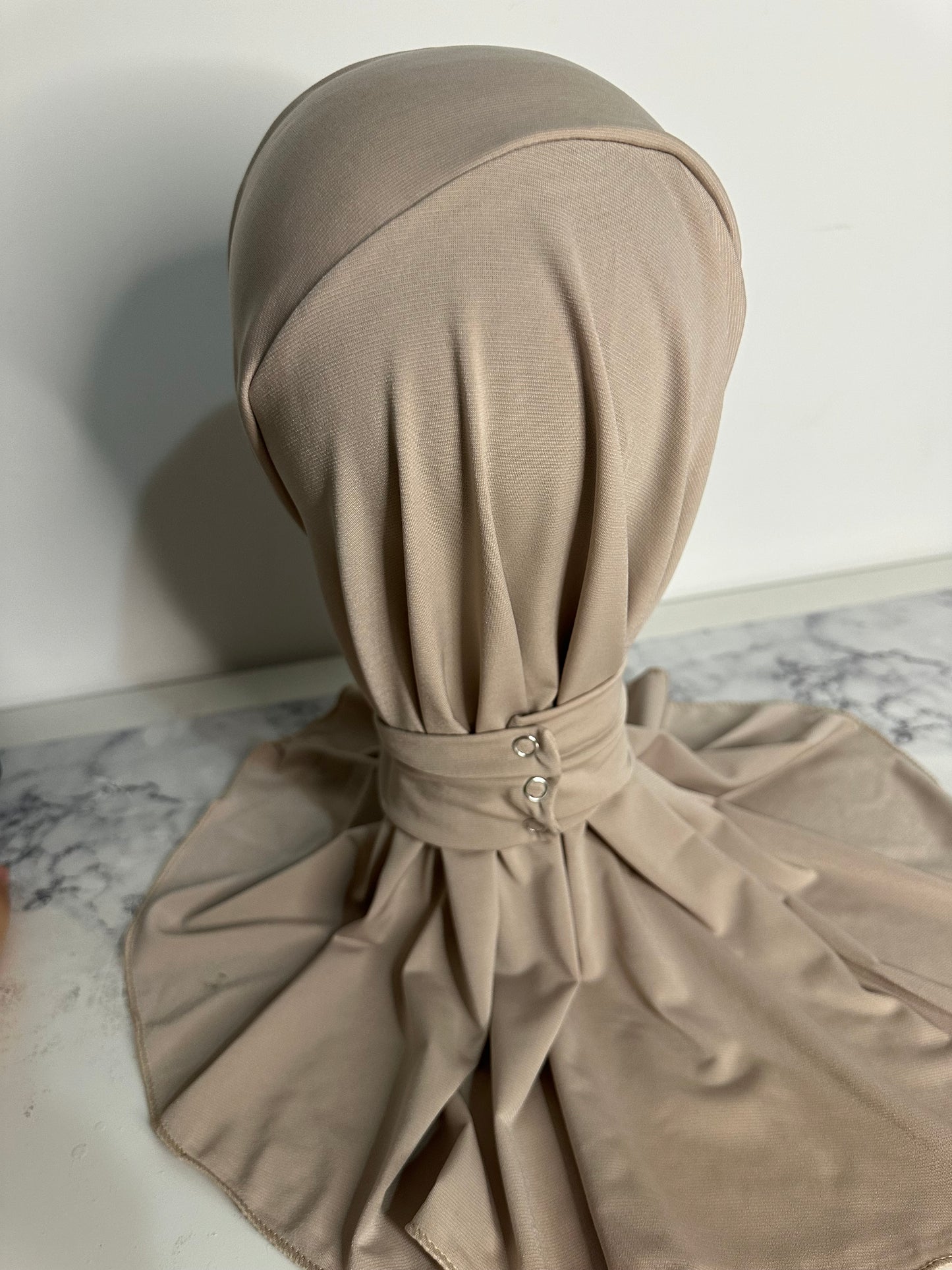 Jersey premium luxe clip - Beige fonce