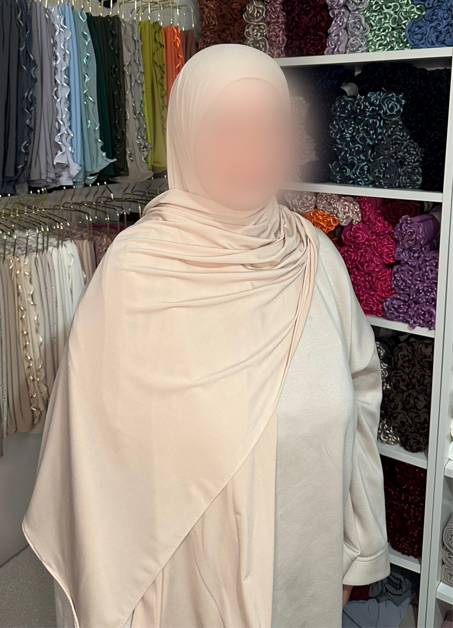 Jersey premium Luxe ~ Pêche clair