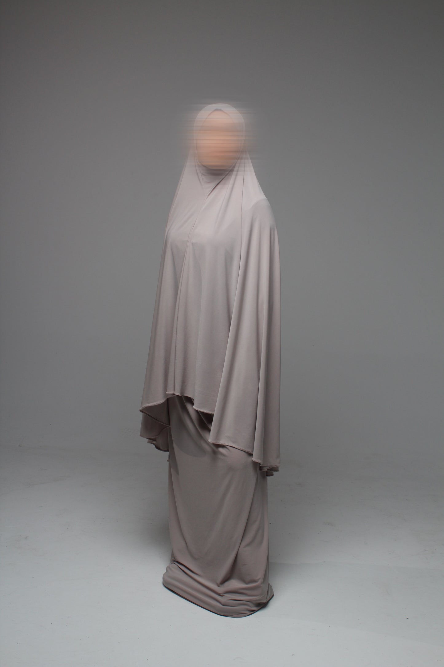 Robe de prière sans volant - Taupe