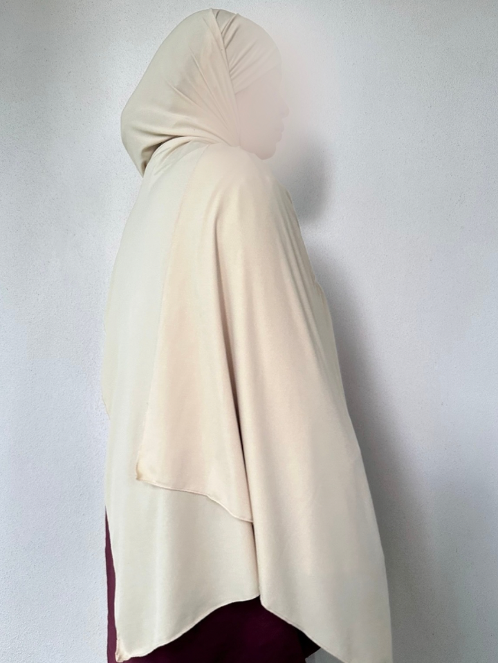 Jersey premium luxe à nouer ~ Beige