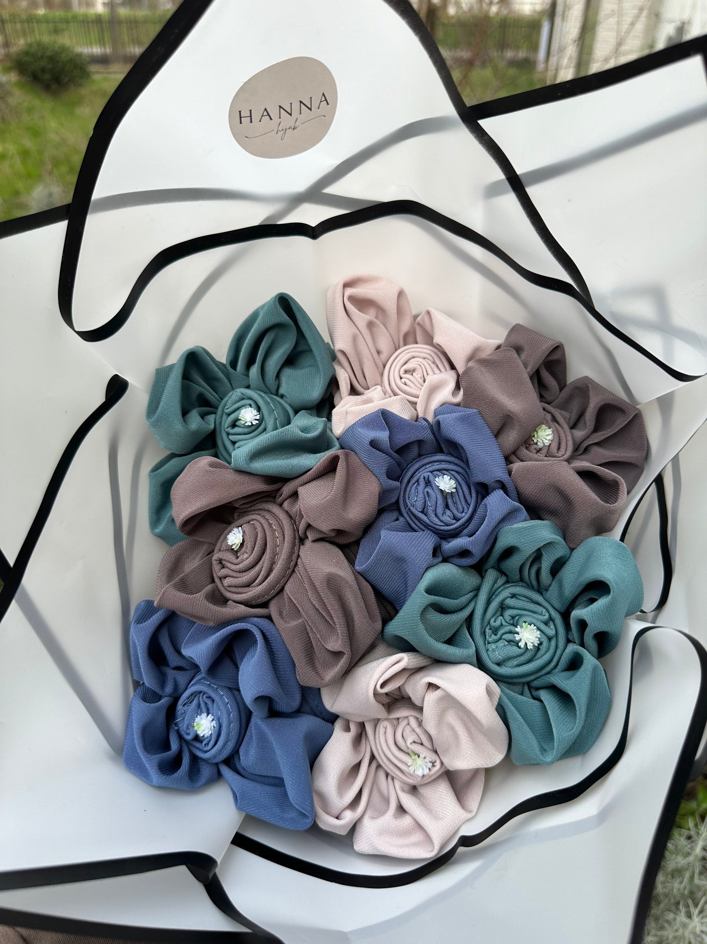 Bouquet de Quatre Hijabs - Jersey premium luxe