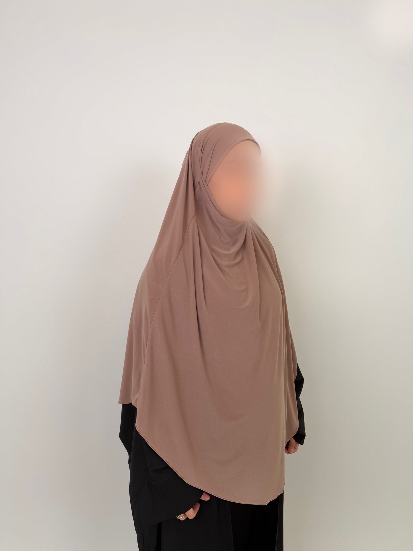Khimar Jersey Premium luxe - Nude