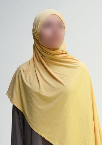 Jersey prenium luxe - Jaune coquelicot