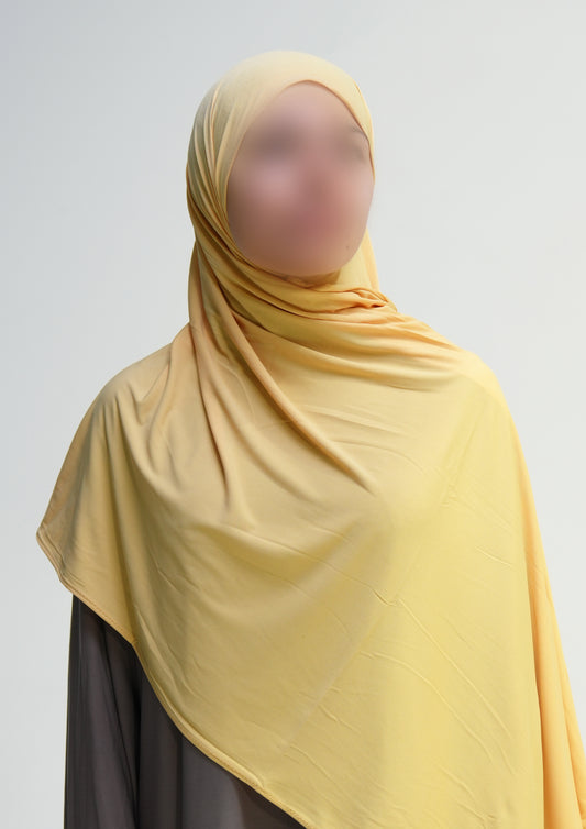 Jersey prenium luxe - Jaune coquelicot