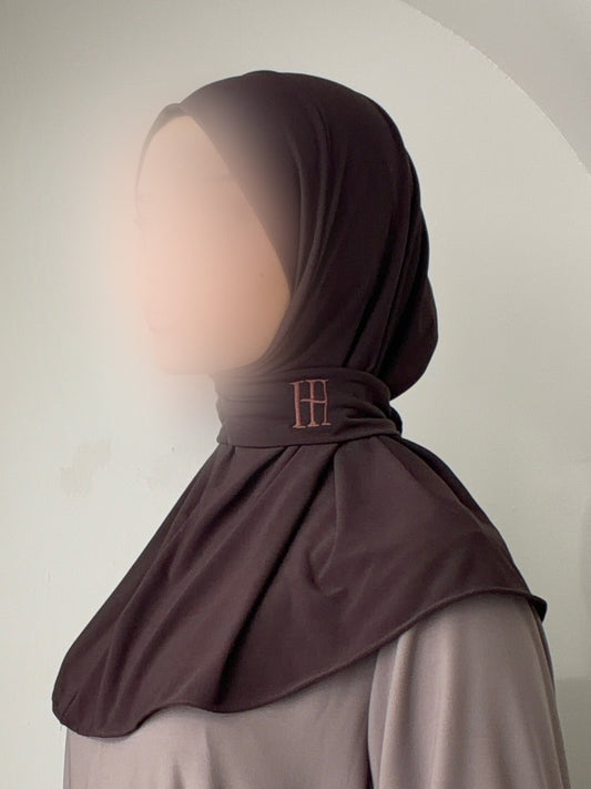 Cagoule Jersey Premium SIGNATURE – Chocolat