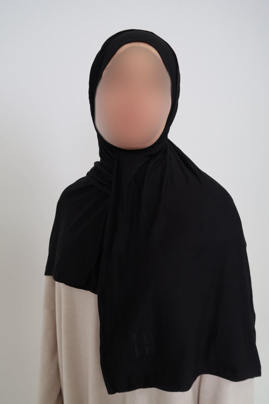 Jersey bamboo - Noir