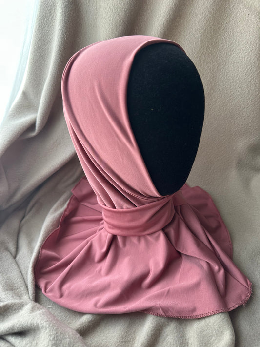 Jersey premium luxe clip - Rose poudrée