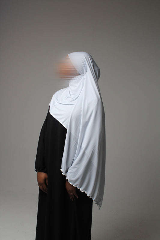Jersey prenium luxe frisé Luxe - Blanc