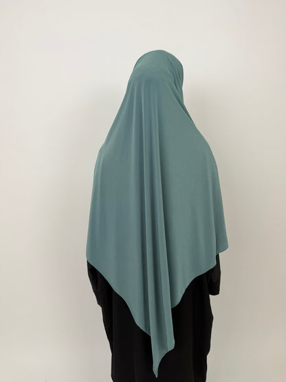 Khimar Jersey Premium luxe - Turquoise