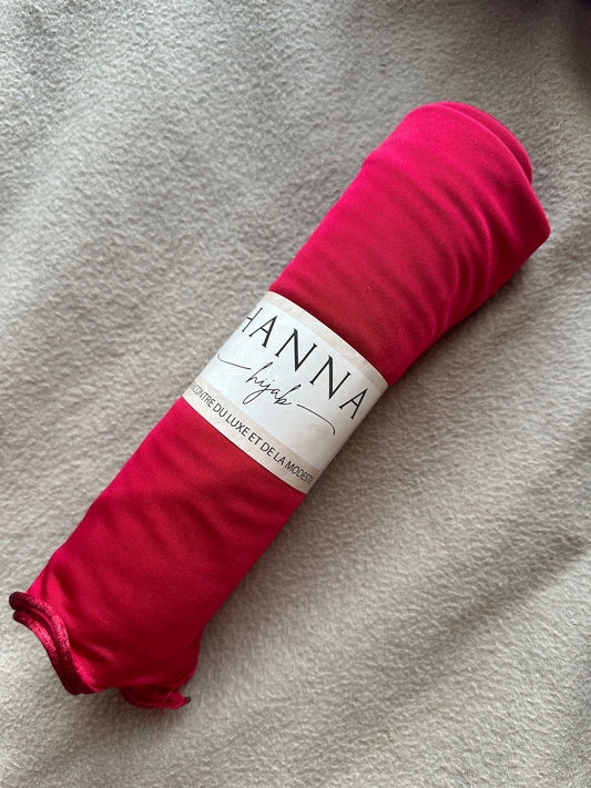 Jersey prenium liquid frisé - Rouge