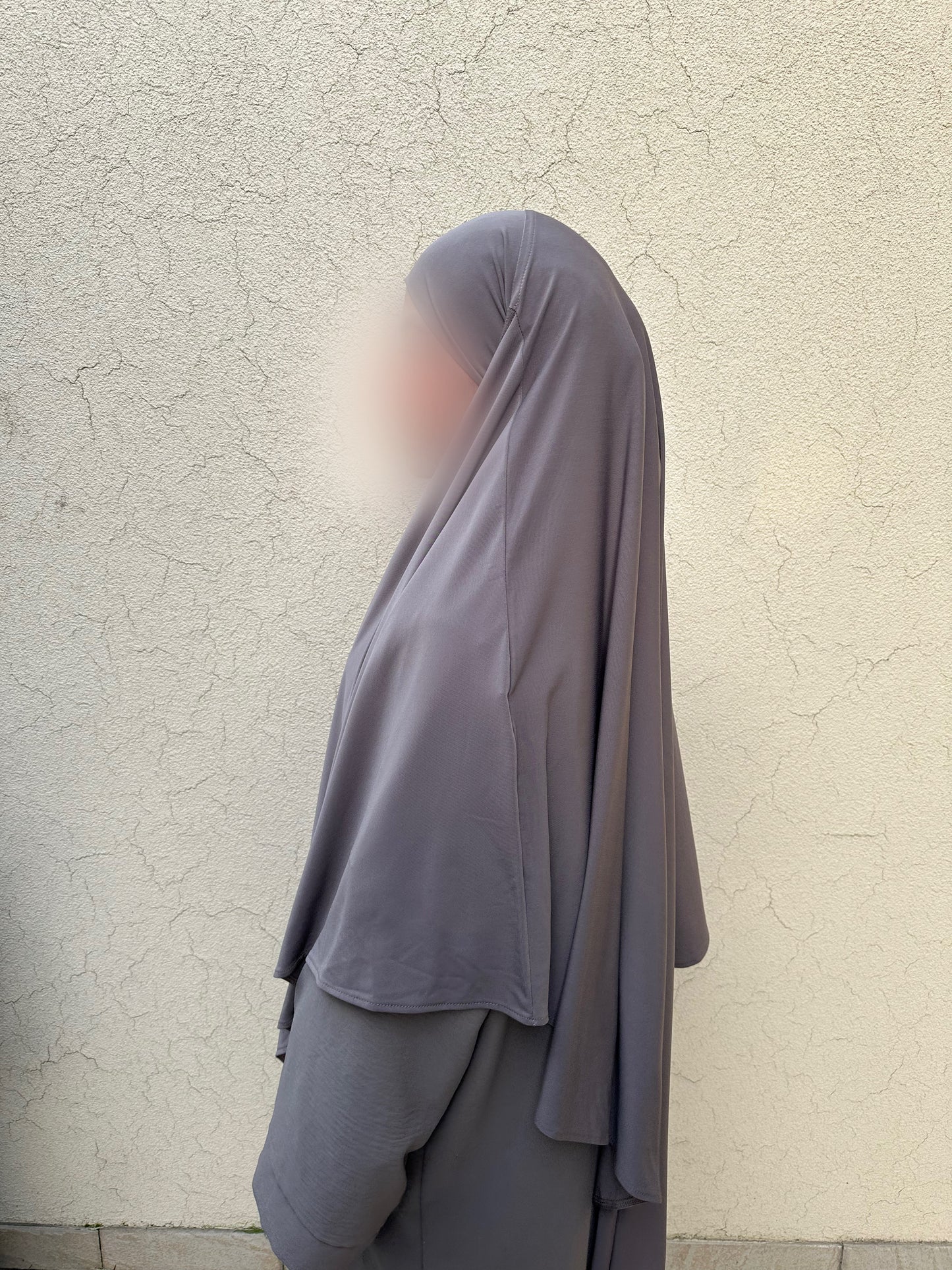Khimar Jersey Premium luxe - Taupe