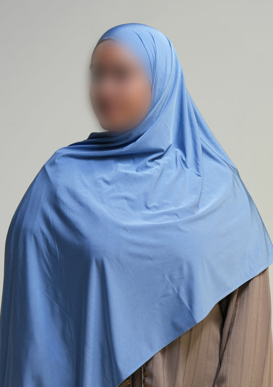 Jersey prenium liquid - Bleu azur