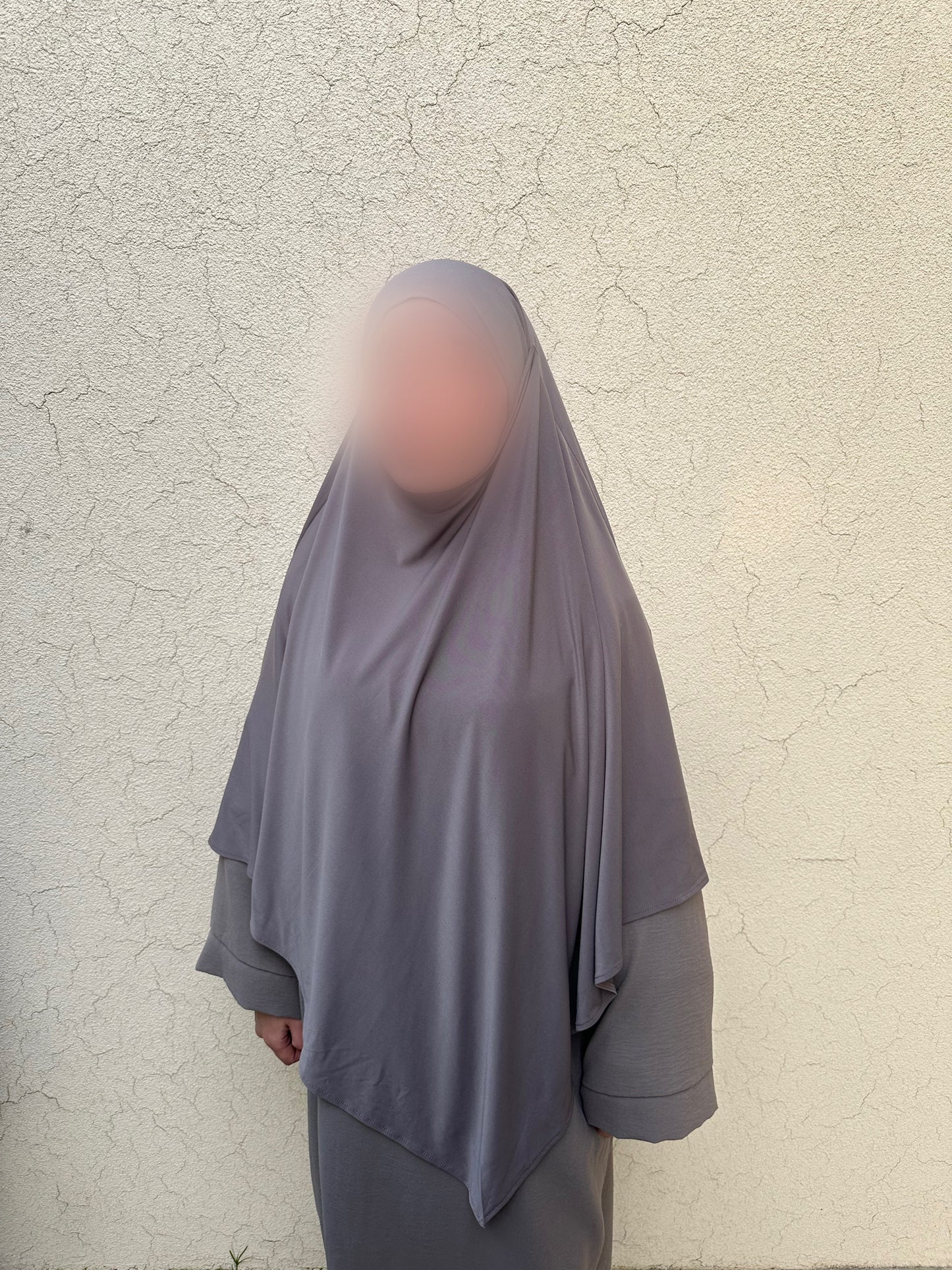 Khimar Jersey Premium luxe - Taupe