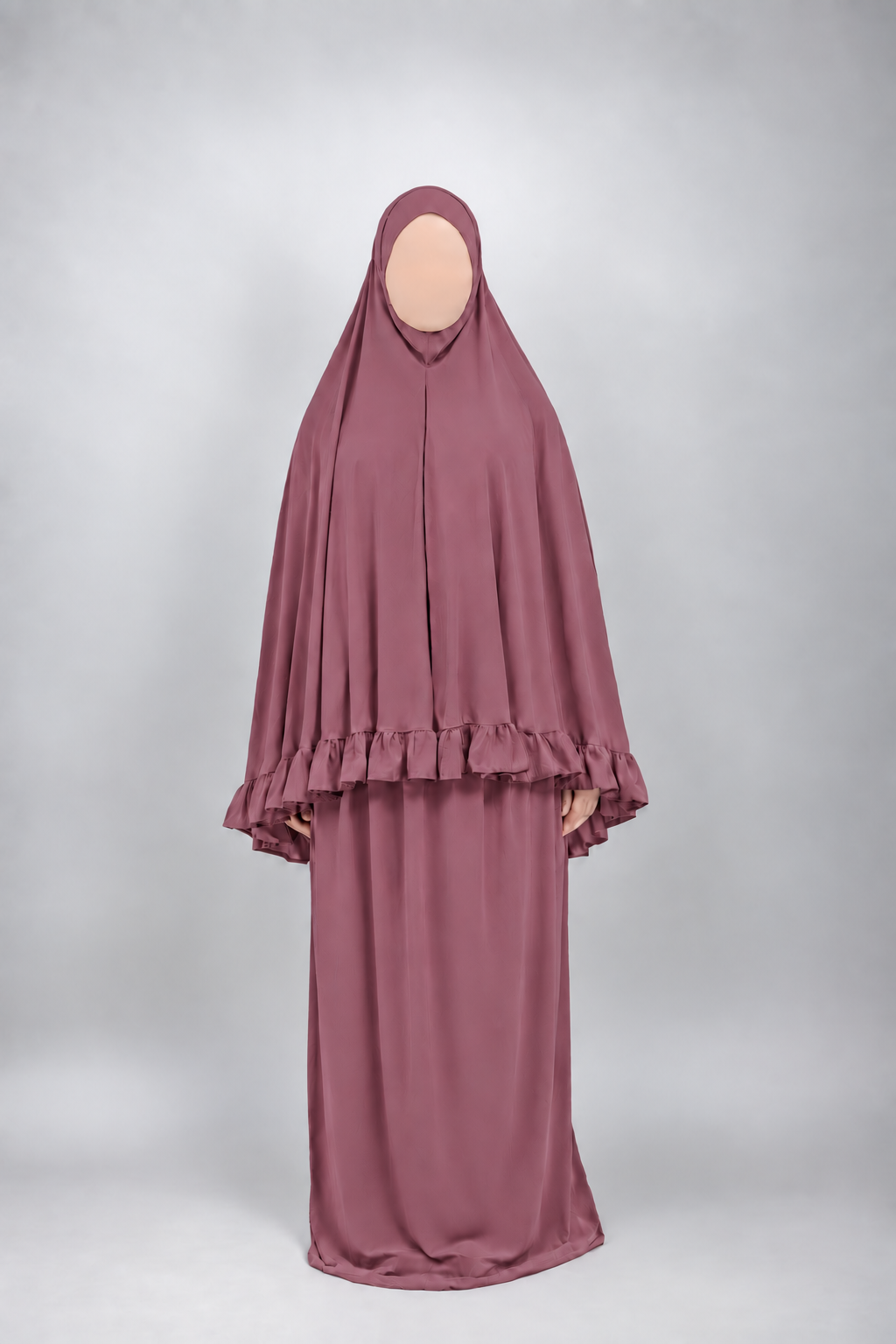 Robe de prière avec volants