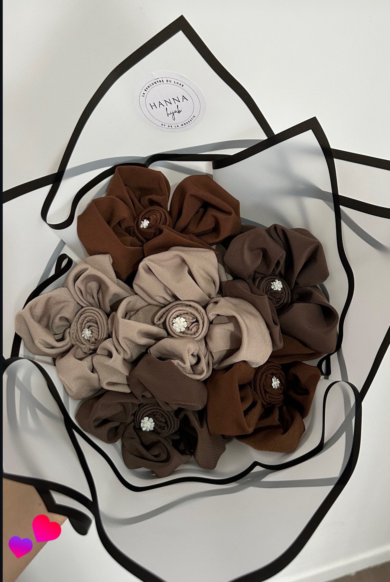 Bouquet de Trois Hijabs - Personnalisable