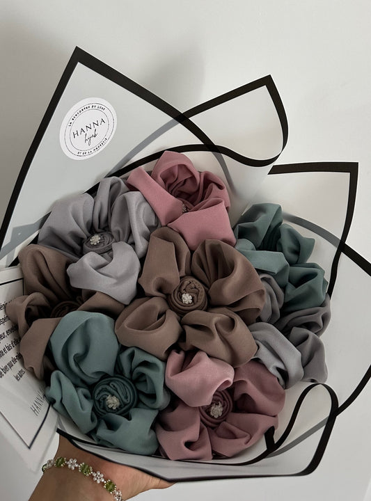 Bouquet de Quatre Hijabs - Personnalisable