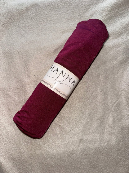 Jersey prenium satin - Raisin