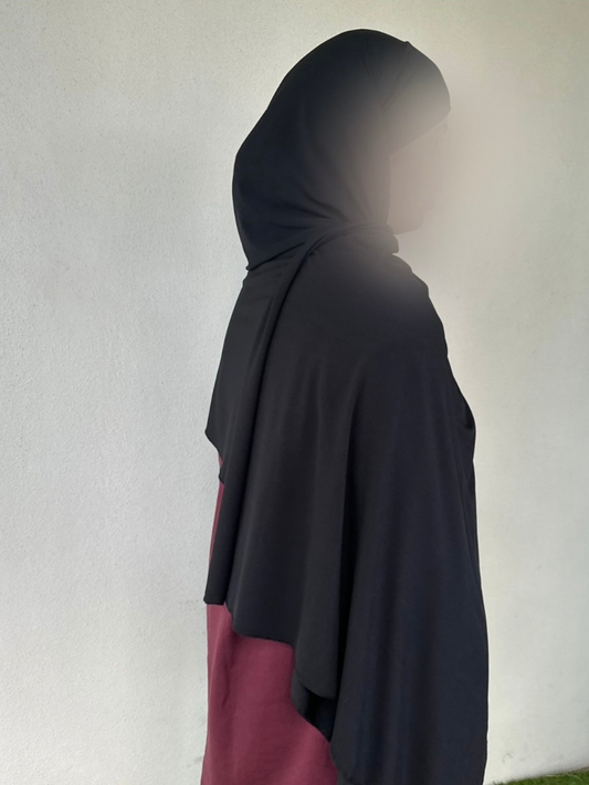Jersey premium luxe à nouer ~ Noir