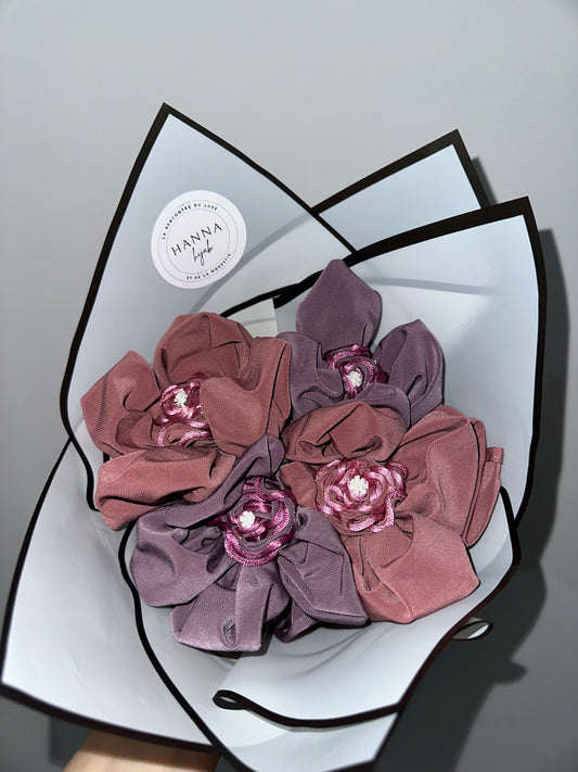 Bouquet de deux Hijabs Frisée - Personnalisable