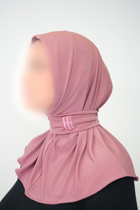 Cagoule Jersey Premium SIGNATURE – Rose poudrée