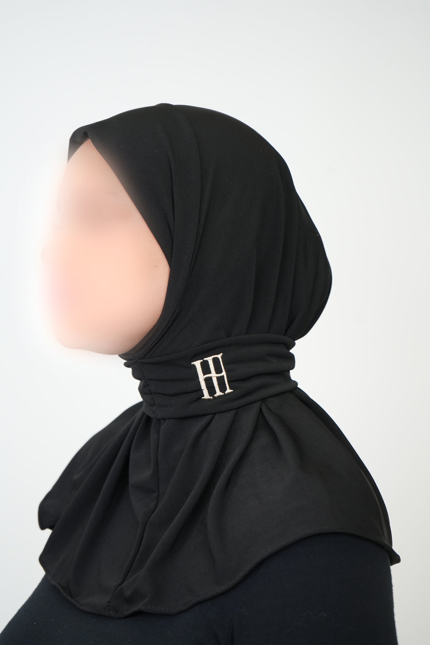 Cagoule Jersey Premium SIGNATURE – Noir finition beige