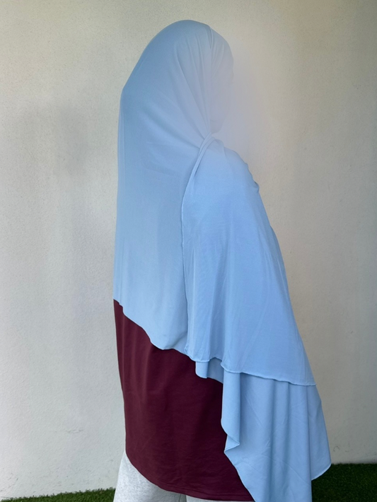Jersey premium luxe à nouer ~ Skyblue
