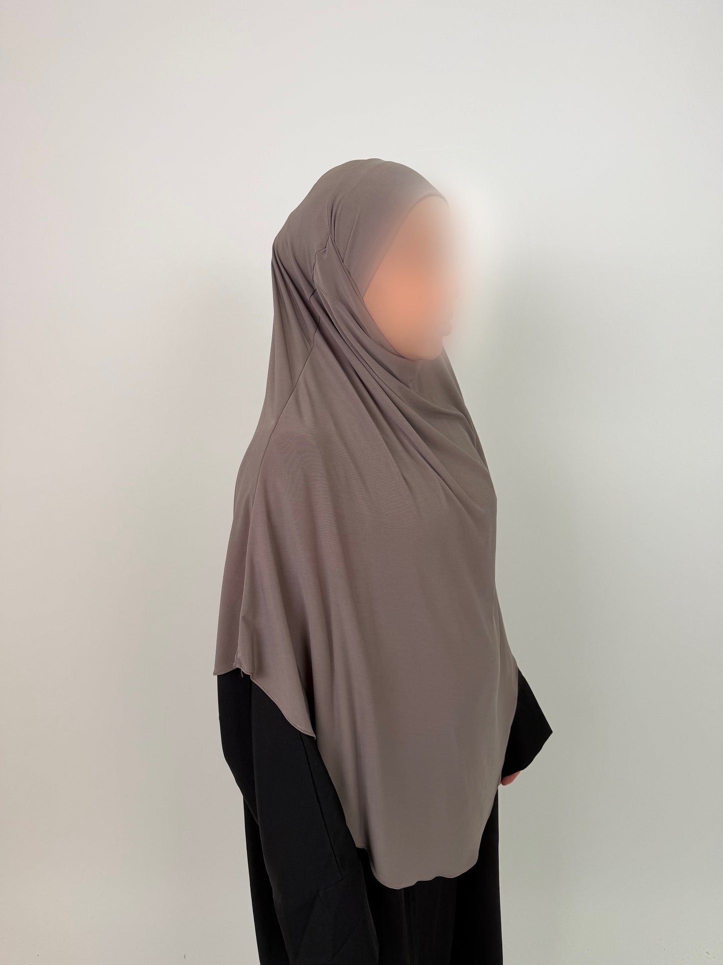 Khimar Jersey Premium luxe - Taupe