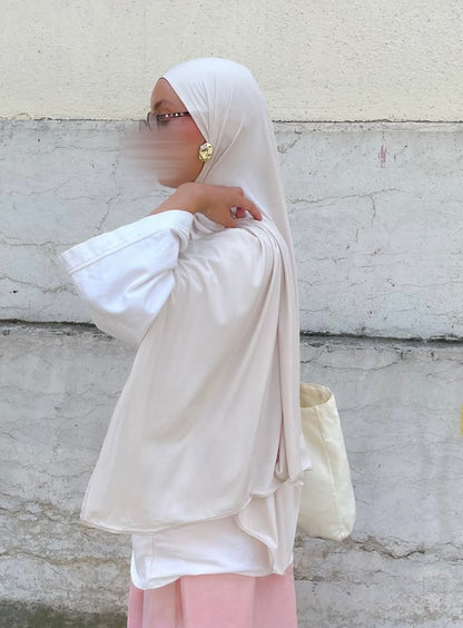 Jersey premium Luxe ~ Blanc cassé