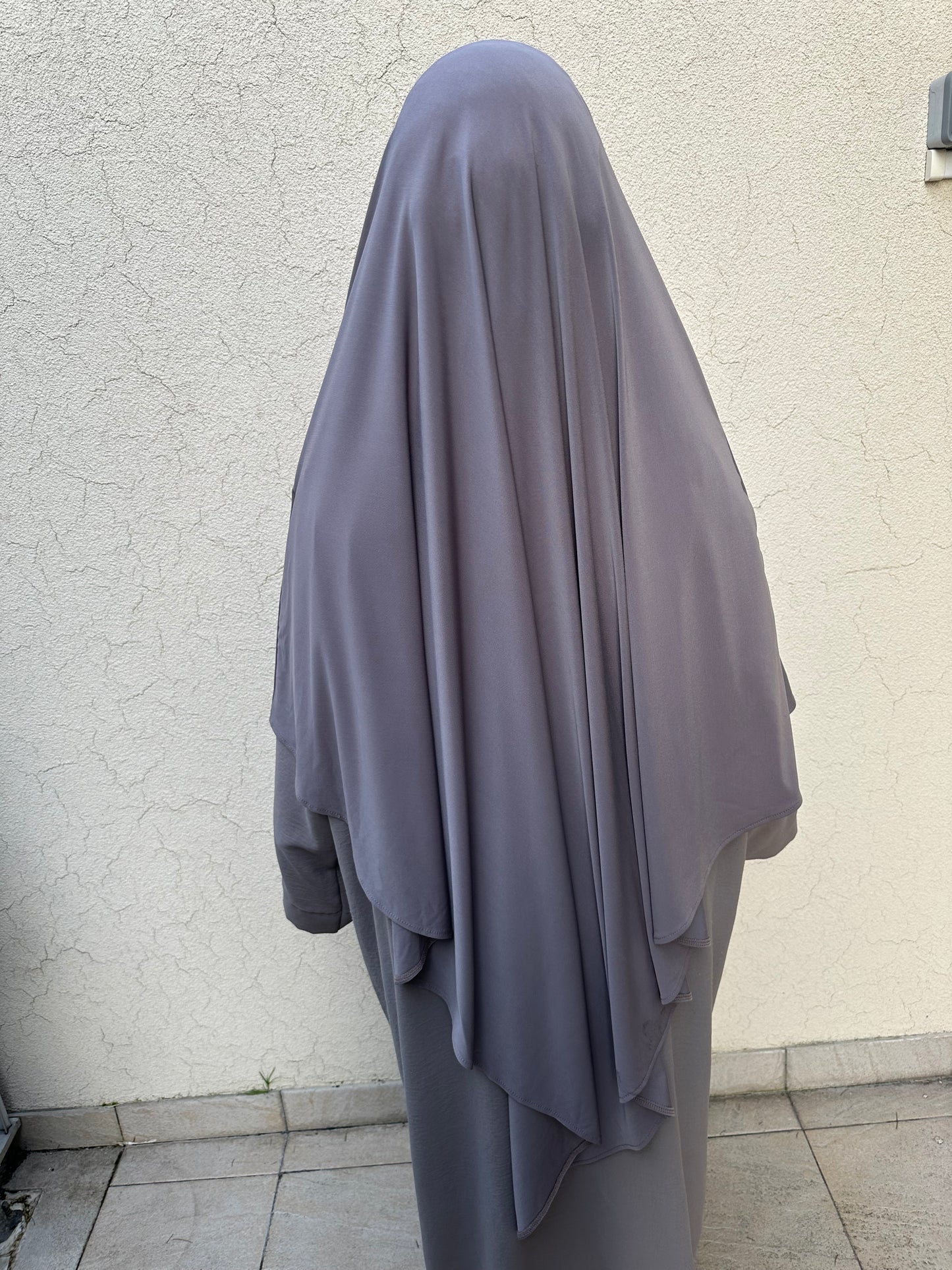 Khimar Jersey Premium luxe - Taupe