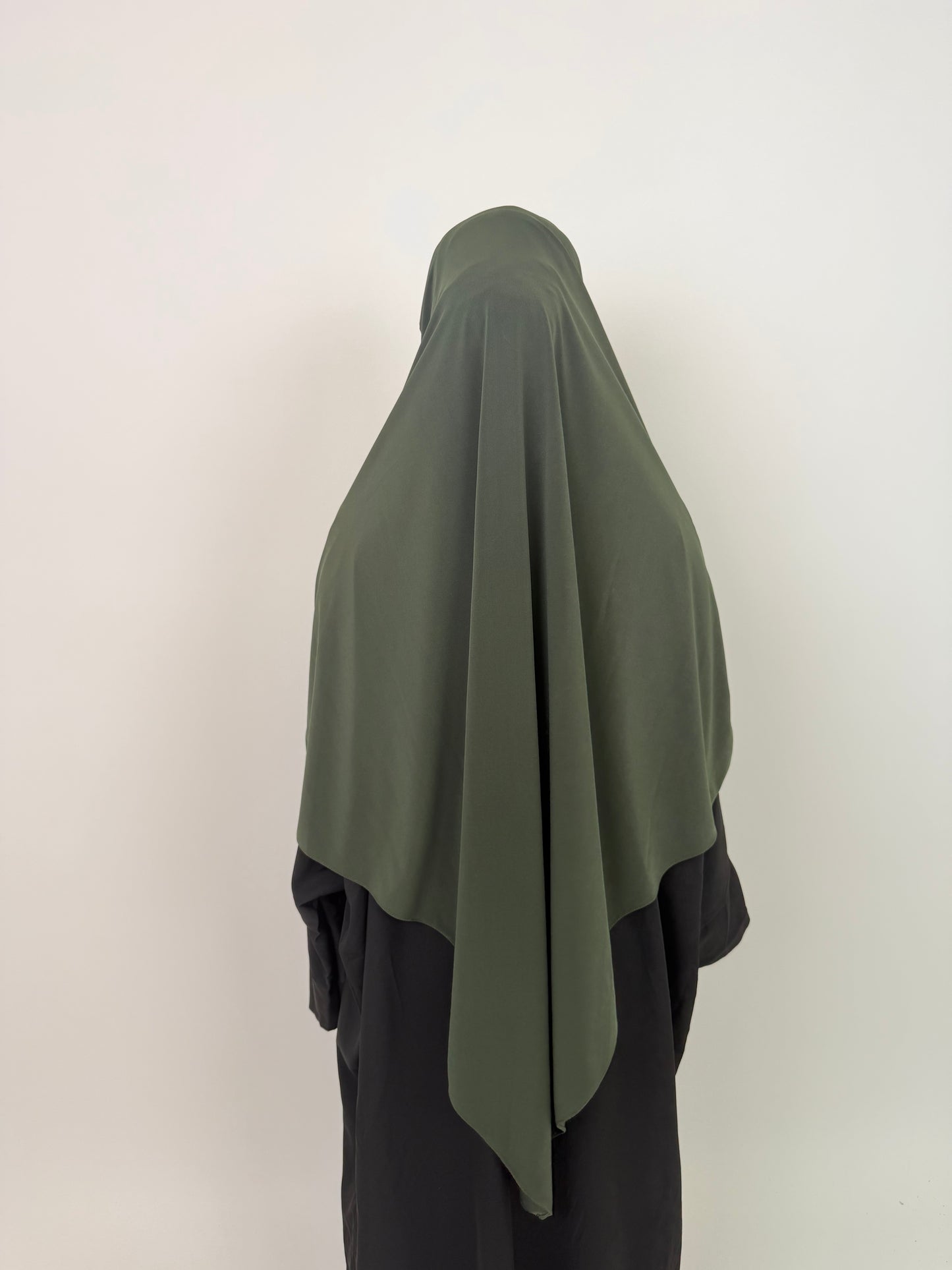 Khimar Jersey Premium luxe - Kaki